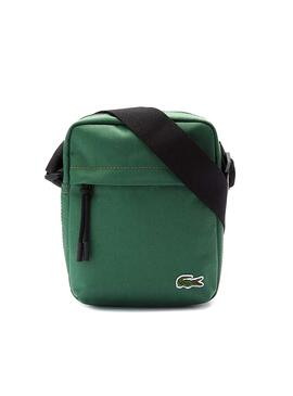 Borsa a Tracolla Lacoste Neocroc Verde per Donna