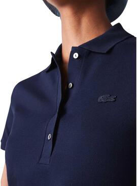 Vestito Lacoste Polo Blu Navy per Donna