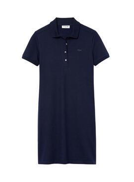 Vestito Lacoste Polo Blu Navy per Donna