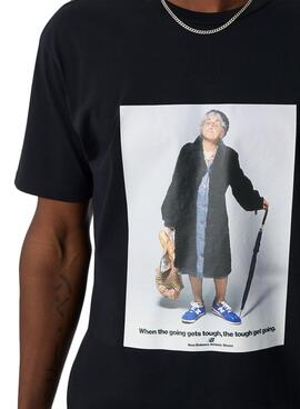 T-Shirt New Balance Grandma Nero per Uomo