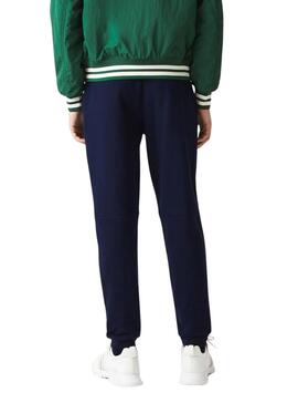 Pantaloni Lacoste Colorblock Blu Navy per Uomo