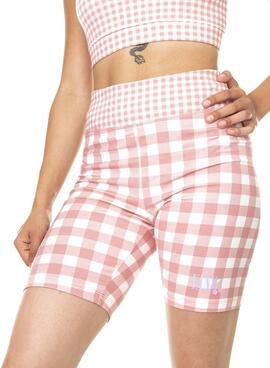 Leggings Ciclistas Vans Mixed Up Gingham  Rosa Donna