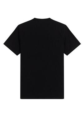 T-Shirt Fred Perry Graphic Nero per Uomo