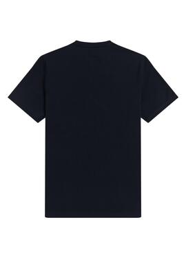 T-Shirt Fred Perry Graphic Blu Navy per Uomo