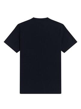 T-Shirt Fred Perry Graphic Blu Navy per Uomo