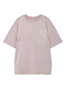 T-Shirt Name It Kiels Rosa per Bambino