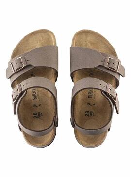 Sandali Birkenstock New York Marrone Bambino e Bambina