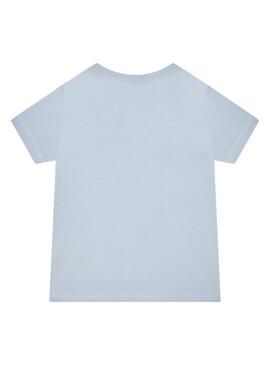 T-Shirt Name It Bark Bianco per Bambina