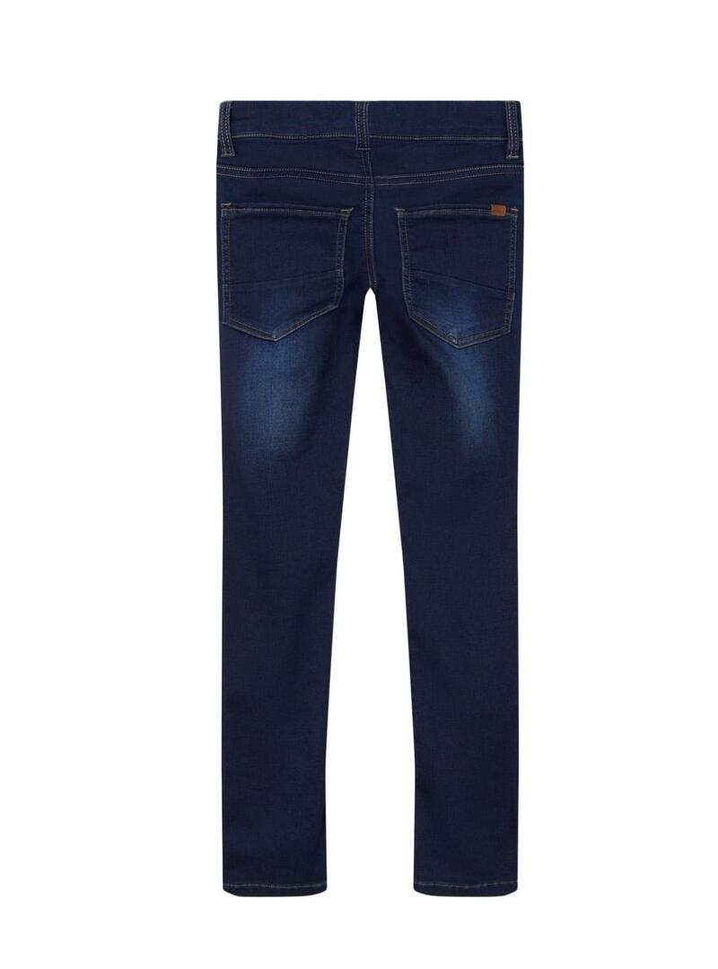 Jeans Name It Theo Slim Blu Navy Bambino