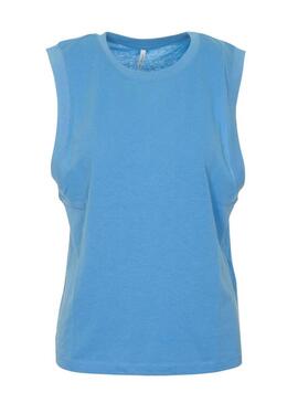 T-Shirt Only Maja Blu per Donna