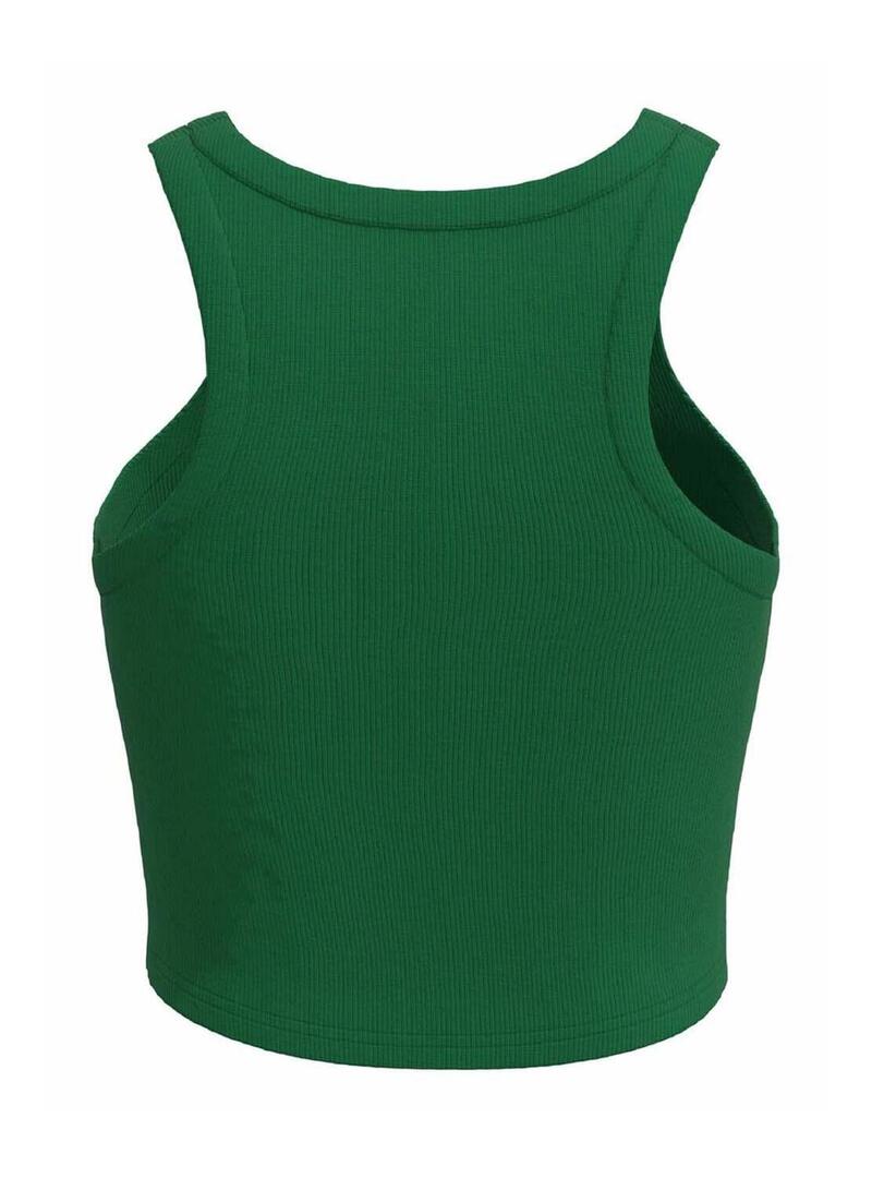 Top Crop Pepe Jeans Piera Verde per Donna