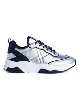 Sneaker Munich Wave Magnet 97 Argento Donna