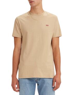 T-Shirt Levis SS Original HM Beige per Uomo