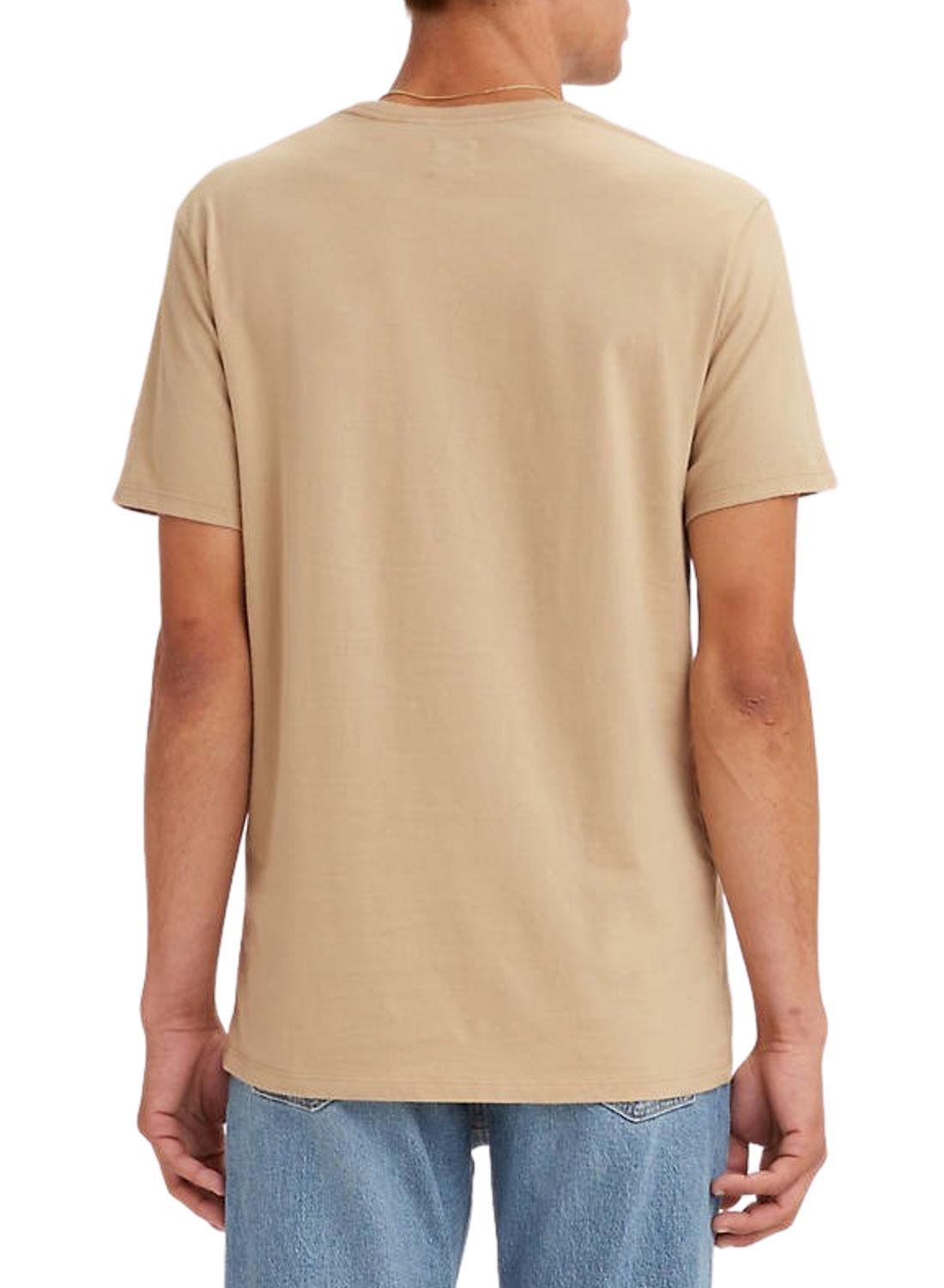 T-Shirt Levis SS Original HM Beige per Uomo