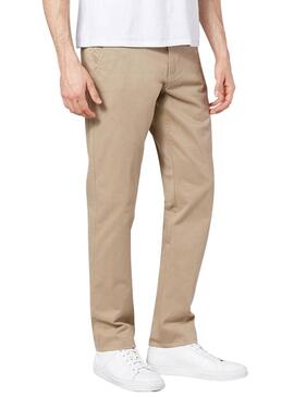 Pantaloni Docker Alpha Original Beige Uomo