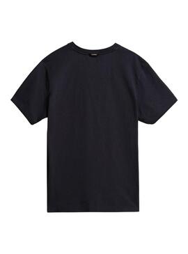 T-Shirt Napapijri S-Whale Blu Navy per Donna