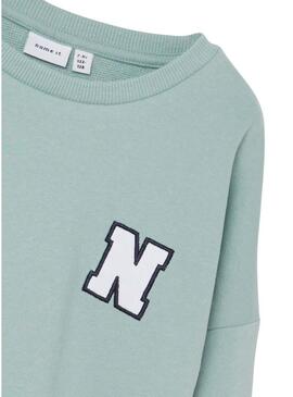 Felpa Name It College Blu per Bambino