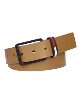 Cintura Tommy Hilfiger Elevated Flag Marrone