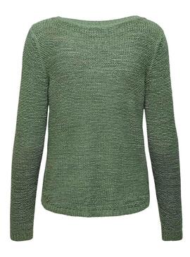 Pullover Only Geena De Knitted Verde per Donna
