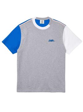 T-Shirt Lacoste Live Grigio per Uomo