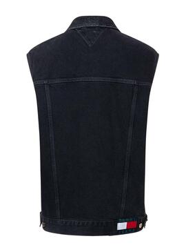 Gilet Tommy Jeans Denim Nero Per Donna