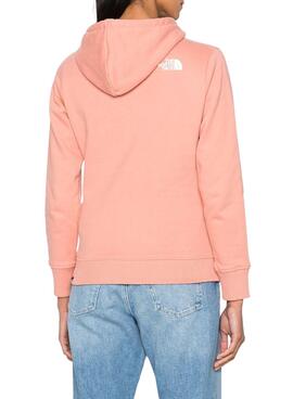 Felpa The North Face Rosa Standard Per Donna