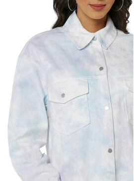 Giubbotto Denim Only Cairo Tie Dye Multi Donna