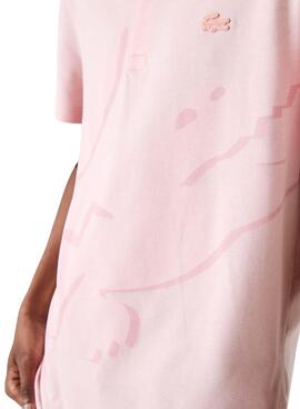 Polo Lacoste Coccodrillo Rosa per Uomo