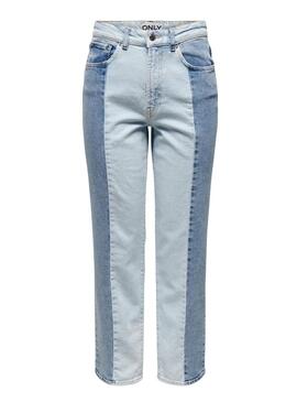 Jeans Only Megan Patchwork Blu Donna