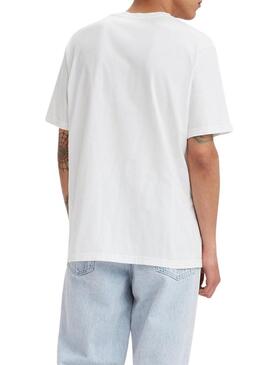 T-Shirt Levis Relaxed Fit Bianco per Uomo