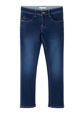 Jeans Name It Slim Fit Scuro per Bambino