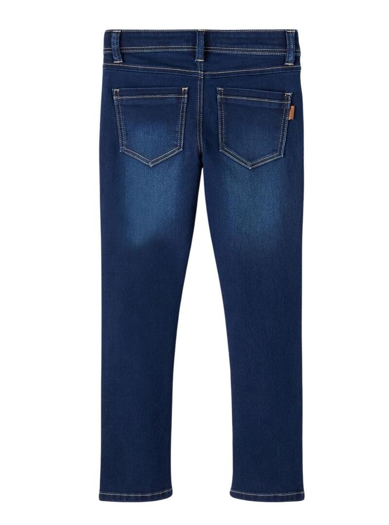 Jeans Name It Slim Fit Scuro per Bambino