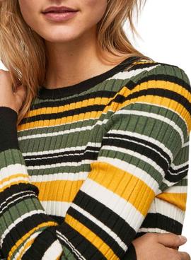 Pullover Pepe Jeans Billa Strisce Multicolor Donna