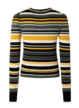 Pullover Pepe Jeans Billa Strisce Multicolor Donna