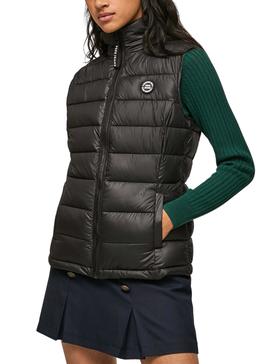 Gilet Pepe Jeans Anna Nero per Donna