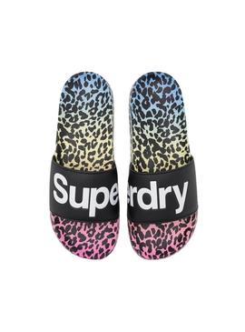 Flip Flops Superdry All Over Print Neros per Donna