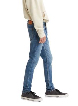 Jeans Levis Skinny Taper Blu Uomo