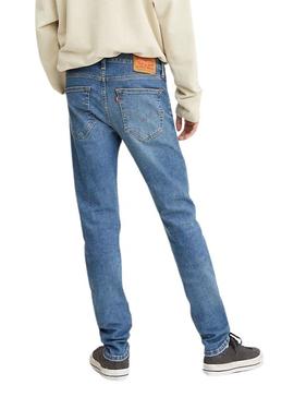 Jeans Levis Skinny Taper Blu Uomo