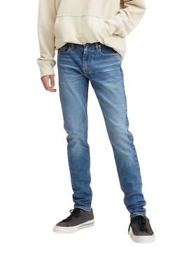 Jeans Levis Skinny Taper Blu Uomo