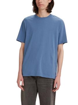 T-Shirt Levis Essential Blu per Uomo