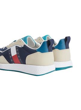 Sneaker Tommy Jeans Retro Blu Navy per Uomo