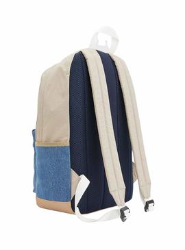 Zaino Tommy Jeans College Beige per Uomo