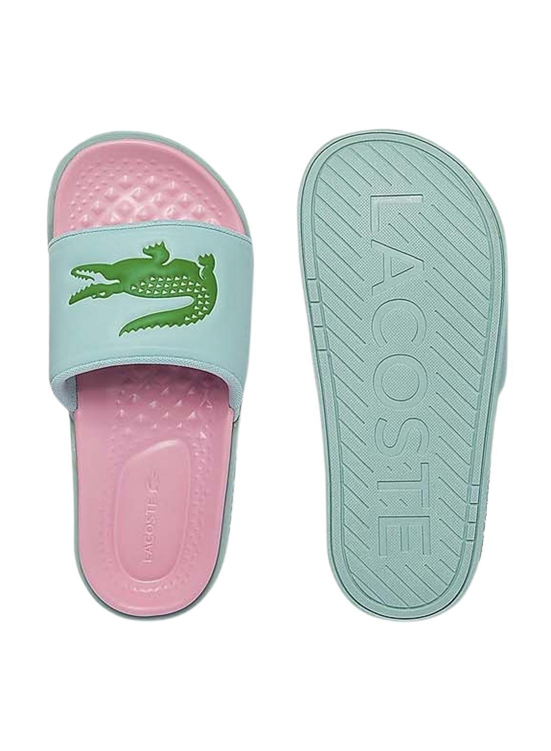 Flip Flops Lacoste Dualiste Turchese e Rosa Donna