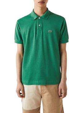 Polo Lacoste Basic Verde per Uomo