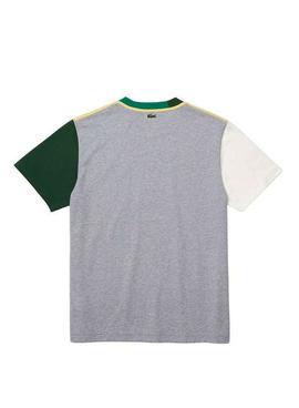 T-Shirt Lacoste Live Colore Block Verde