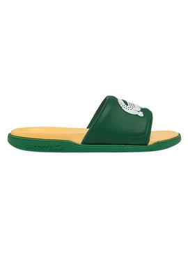 Flip Flops Lacoste Dualiste Verde e Giallo Uomo