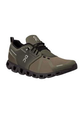 Sneaker On Running Cloud 5 Waterproof Verde