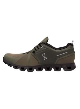 Sneaker On Running Cloud 5 Waterproof Verde