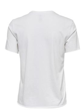 T-Shirt Only Lucy Future Bianco per Donna