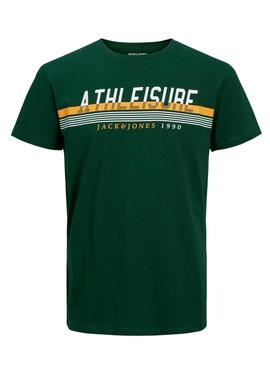 T-Shirt Jack & Jones Iron Verde per Uomo